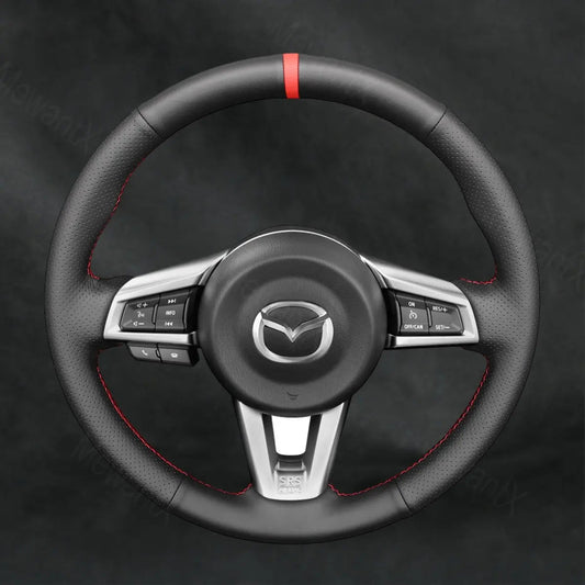 Discover MewantX Custom Steering Wheel Cover For Mazda MX - 5 MX5 2016 - 2023 Mewant delivers comfort, grip, style, protection and durable quality.