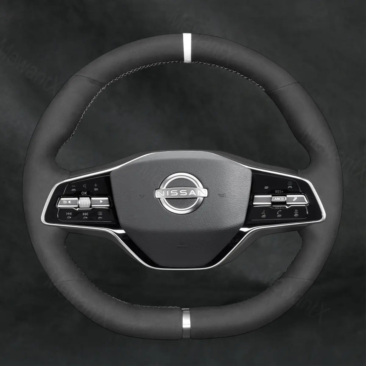 Discover MewantX Custom Steering Wheel Cover For Nissan Ariya 2022 - 2024 Mewant delivers comfort, grip, style, protection and durable quality.