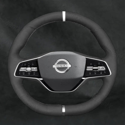 Discover MewantX Custom Steering Wheel Cover For Nissan Ariya 2022 - 2024 Mewant delivers comfort, grip, style, protection and durable quality.