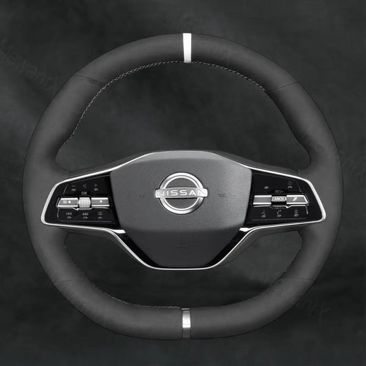 Discover MewantX Custom Steering Wheel Cover For Nissan Ariya 2022 - 2024 Mewant delivers comfort, grip, style, protection and durable quality.