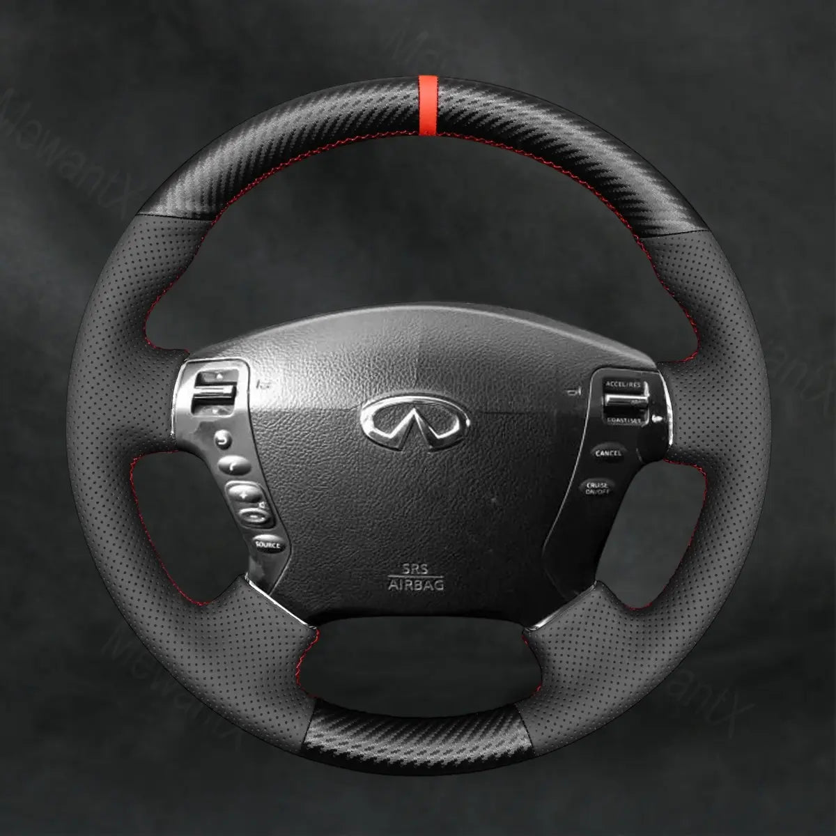 Discover MewantX Custom Steering Wheel Cover For Nissan Fuga Cima 2002 - 2008 Mewant delivers comfort, grip, style, protection and durable quality.