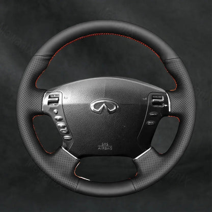 Discover MewantX Custom Steering Wheel Cover For Nissan Fuga Cima 2002 - 2008 Mewant delivers comfort, grip, style, protection and durable quality.