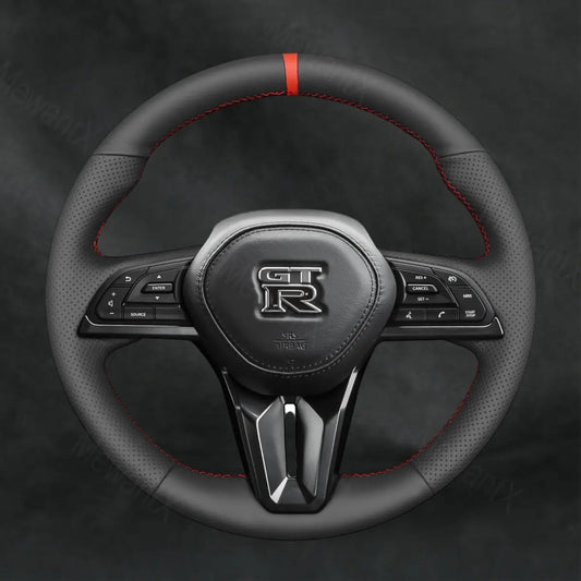 Discover MewantX Custom Steering Wheel Cover For Nissan GT - R GTR 2016 - 2024 Mewant delivers comfort, grip, style, protection and durable quality.