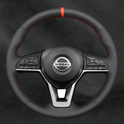 Discover MewantX Custom Steering Wheel Cover For Nissan Navara 2021 - 2024 Mewant delivers comfort, grip, style, protection and durable quality.