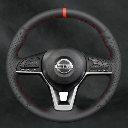 Discover MewantX Custom Steering Wheel Cover For Nissan Navara 2021 - 2024 Mewant delivers comfort, grip, style, protection and durable quality.