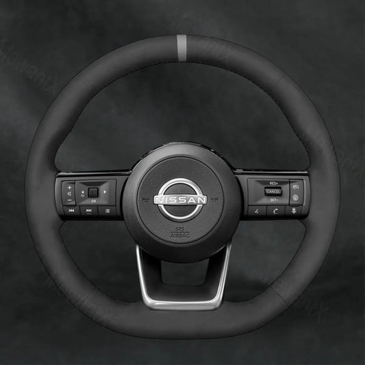 Discover MewantX Custom Steering Wheel Cover For Nissan Qashqai 2021 - 2025 Mewant delivers comfort, grip, style, protection and durable quality.