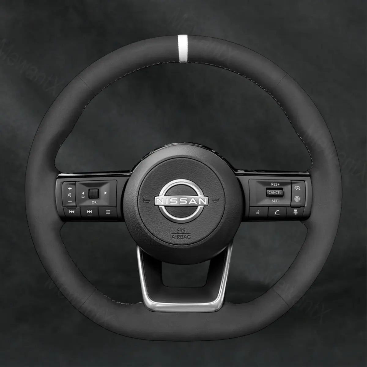 Discover MewantX Custom Steering Wheel Cover For Nissan Qashqai 2021 - 2025 Mewant delivers comfort, grip, style, protection and durable quality.