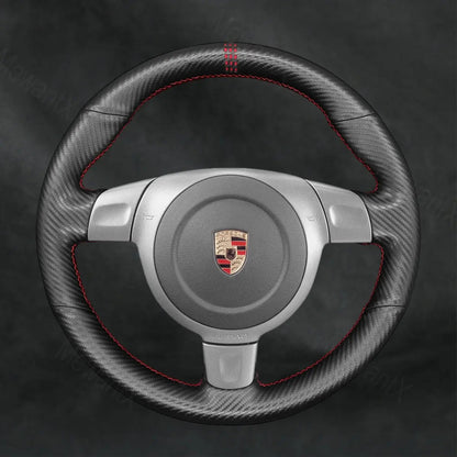 Discover MewantX Custom Steering Wheel Cover For Porsche Boxster 987 Cayman 987 2005 - 2009 Mewant delivers comfort, grip, style, protection and durable quality.