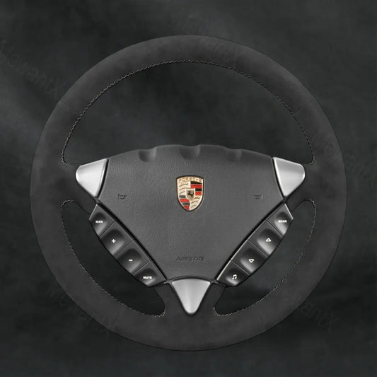 Discover MewantX Custom Steering Wheel Cover For Porsche Cayenne 2003 - 2010 Mewant delivers comfort, grip, style, protection and durable quality.