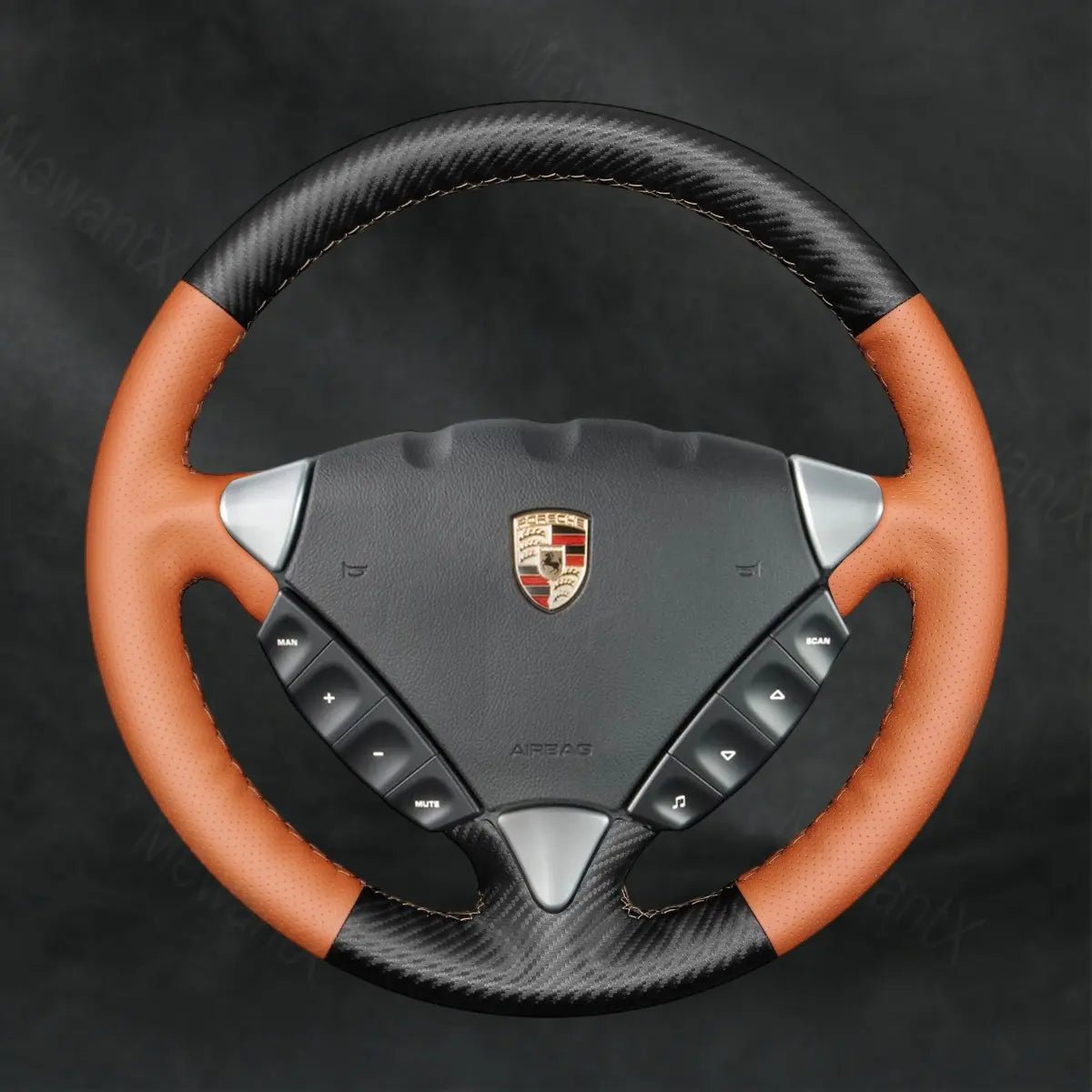 Discover MewantX Custom Steering Wheel Cover For Porsche Cayenne 2003 - 2010 Mewant delivers comfort, grip, style, protection and durable quality.