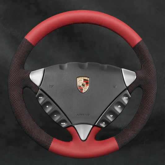 Discover MewantX Custom Steering Wheel Cover For Porsche Cayenne 2003 - 2010 Mewant delivers comfort, grip, style, protection and durable quality.