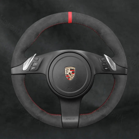 Discover MewantX Custom Steering Wheel Cover For Porsche Cayenne 2010 - 2014 Mewant delivers comfort, grip, style, protection and durable quality.