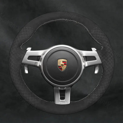 Discover MewantX Custom Steering Wheel Cover For Porsche Cayenne 2010 - 2014 Mewant delivers comfort, grip, style, protection and durable quality.