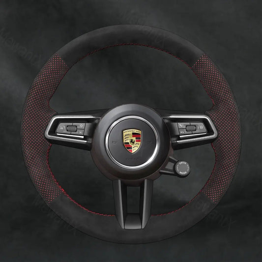 Discover MewantX Custom Steering Wheel Cover For Porsche Cayenne 2013 - 2025 Mewant delivers comfort, grip, style, protection and durable quality.