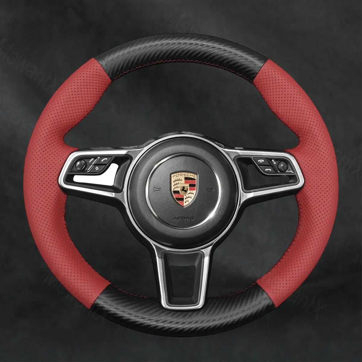 Discover MewantX Custom Steering Wheel Cover For Porsche Cayenne 2014 - 2023 Mewant delivers comfort, grip, style, protection and durable quality.