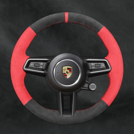 Discover MewantX Custom Steering Wheel Cover For Porsche Macan 2021 - 2025 Mewant delivers comfort, grip, style, protection and durable quality.