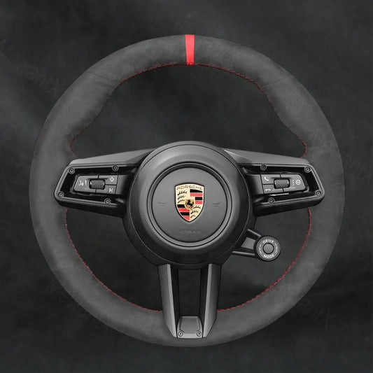 Discover MewantX Custom Steering Wheel Cover For Porsche Panamera 2020 - 2025 Mewant delivers comfort, grip, style, protection and durable quality.