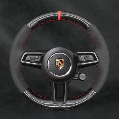 Discover MewantX Custom Steering Wheel Cover For Porsche Taycan 2020 - 2025 Mewant delivers comfort, grip, style, protection and durable quality.