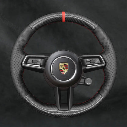 Discover MewantX Custom Steering Wheel Cover For Porsche Taycan 2020 - 2025 Mewant delivers comfort, grip, style, protection and durable quality.