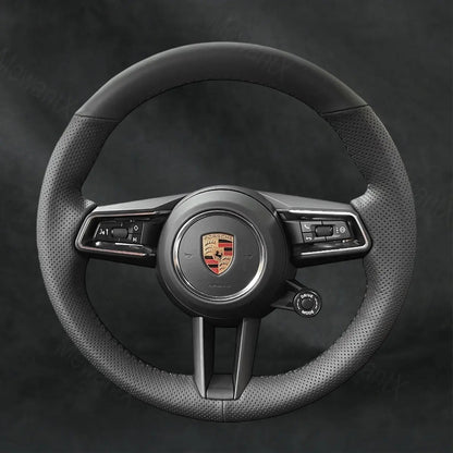 Discover MewantX Custom Steering Wheel Cover For Porsche Taycan 2020 - 2025 Mewant delivers comfort, grip, style, protection and durable quality.