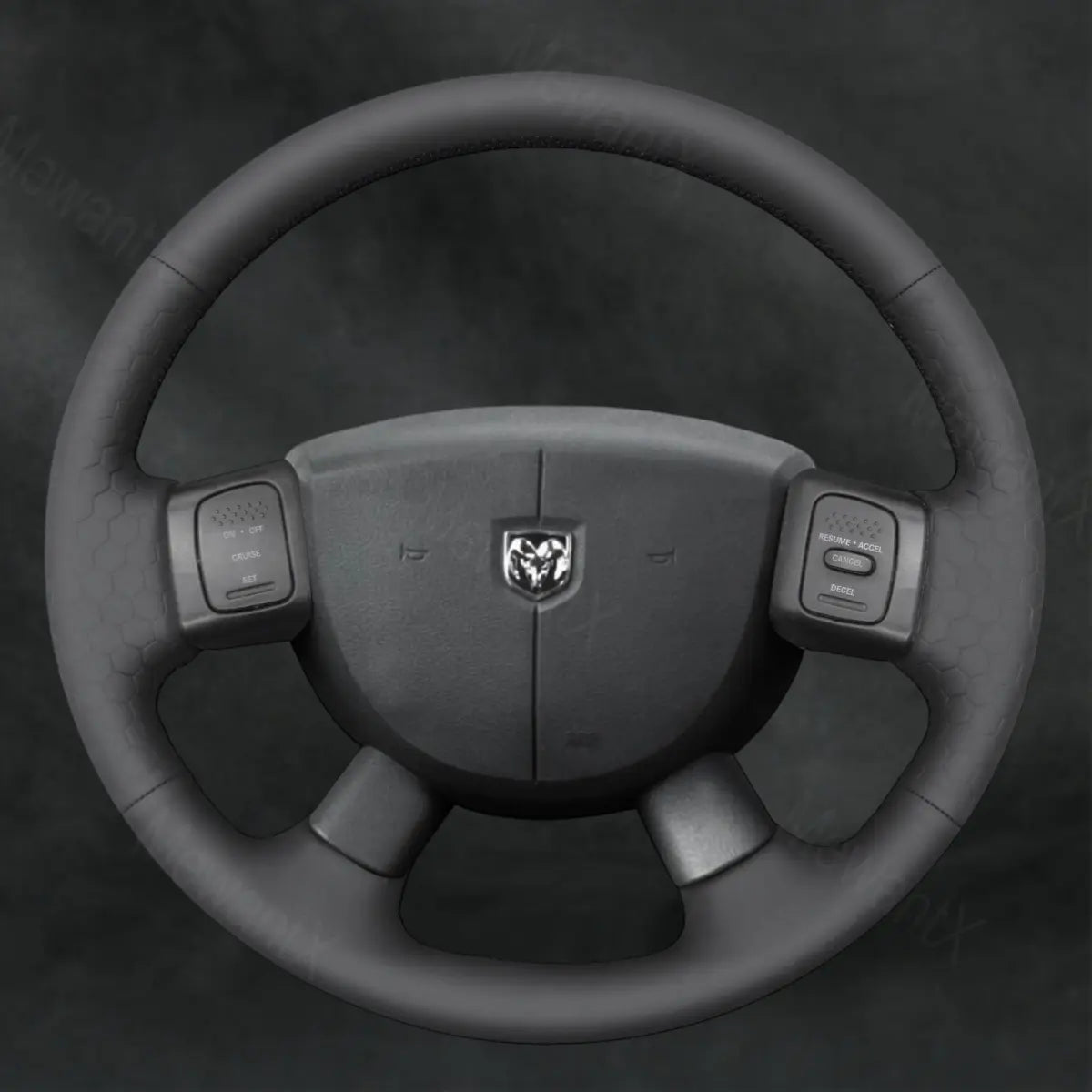 Discover MewantX Custom Steering Wheel Cover For RAM 1500 2500 3500 SRT - 10 2004 - 2008 Mewant delivers comfort, grip, style, protection and durable quality.