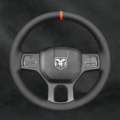 Discover MewantX Custom Steering Wheel Cover For RAM 1500 Classic 2500 3500 5500 2012 - 2023 Mewant delivers comfort, grip, style, protection and durable quality.