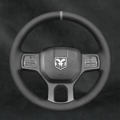 Discover MewantX Custom Steering Wheel Cover For RAM 1500 Classic 2500 3500 5500 2012 - 2023 Mewant delivers comfort, grip, style, protection and durable quality.