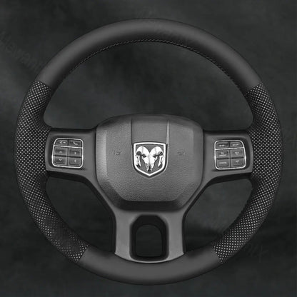 Discover MewantX Custom Steering Wheel Cover For RAM 1500 Classic 2500 3500 5500 2012 - 2023 Mewant delivers comfort, grip, style, protection and durable quality.