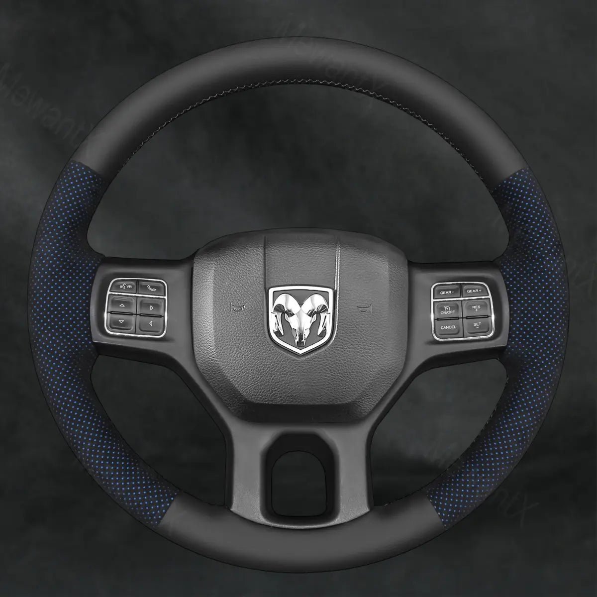 Discover MewantX Custom Steering Wheel Cover For RAM 1500 Classic 2500 3500 5500 2012 - 2023 Mewant delivers comfort, grip, style, protection and durable quality.