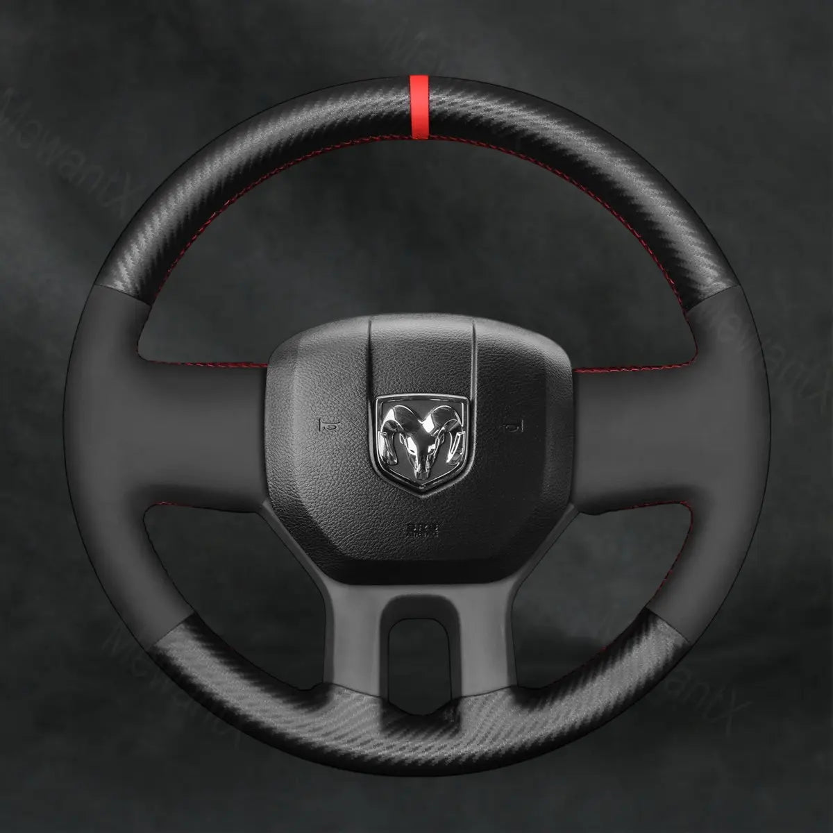 Discover MewantX Custom Steering Wheel Cover For RAM 2009 - 2012 Mewant delivers comfort, grip, style, protection and durable quality.