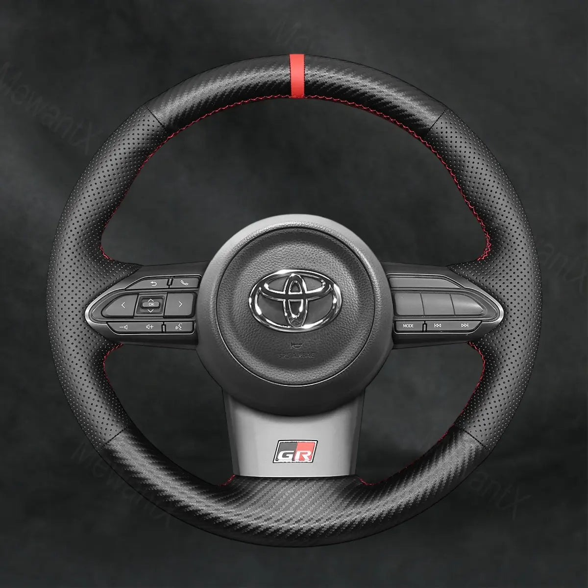 Discover MewantX Custom Steering Wheel Cover For Toyota GR Corolla 2022 - 2024 Mewant delivers comfort, grip, style, protection and durable quality.