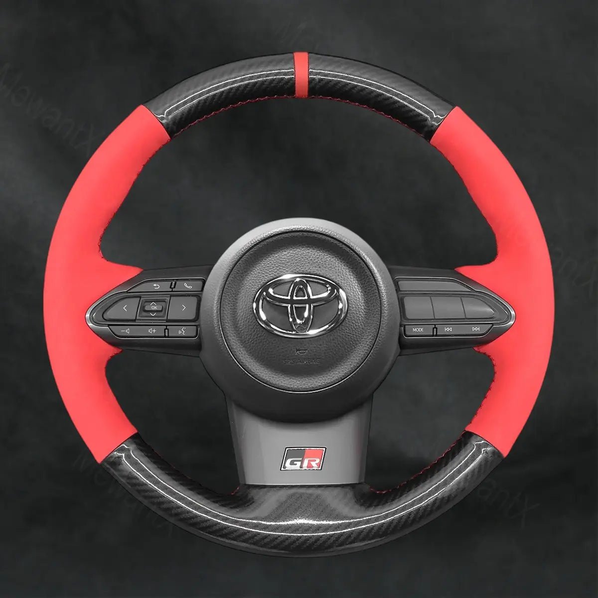 Discover MewantX Custom Steering Wheel Cover For Toyota GR Corolla 2022 - 2024 Mewant delivers comfort, grip, style, protection and durable quality.