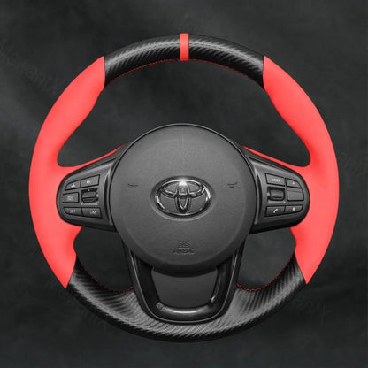 Discover MewantX Custom Steering Wheel Cover For Toyota GR Supra Supra 2019 - 2024 Mewant delivers comfort, grip, style, protection and durable quality.