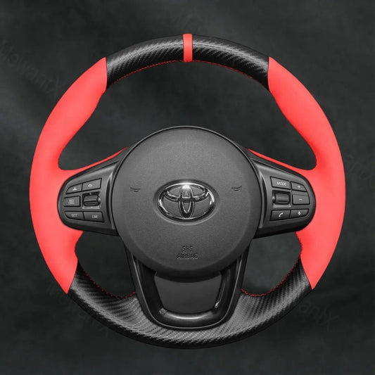 Discover MewantX Custom Steering Wheel Cover For Toyota GR Supra Supra 2019 - 2024 Mewant delivers comfort, grip, style, protection and durable quality.