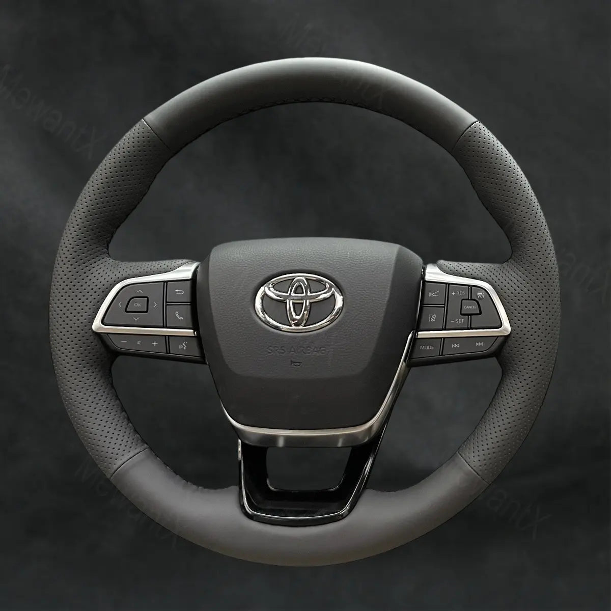 Discover MewantX Custom Steering Wheel Cover For Toyota Highlander Grand Highlander Kluger 2021 - 2025 Mewant delivers comfort, grip, style, protection and durable quality.