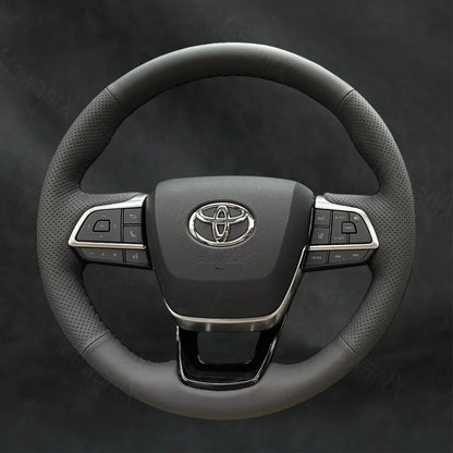Discover MewantX Custom Steering Wheel Cover For Toyota Highlander Grand Highlander Kluger 2021 - 2025 Mewant delivers comfort, grip, style, protection and durable quality.