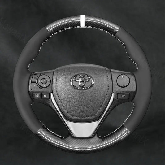 Discover MewantX Custom Steering Wheel Cover For Toyota RAV4 2012 - 2019 Mewant delivers comfort, grip, style, protection and durable quality.