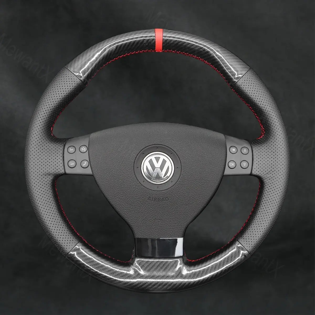 Discover MewantX Custom Steering Wheel Cover For Volkswagen VW EOS MK5 2005 - 2009 Mewant delivers comfort, grip, style, protection and durable quality.