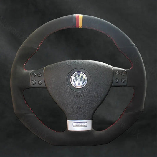 Discover MewantX Custom Steering Wheel Cover For Volkswagen VW Golf GTI 5 V Golf R32 2005 - 2009 Mewant delivers comfort, grip, style, protection and durable quality.