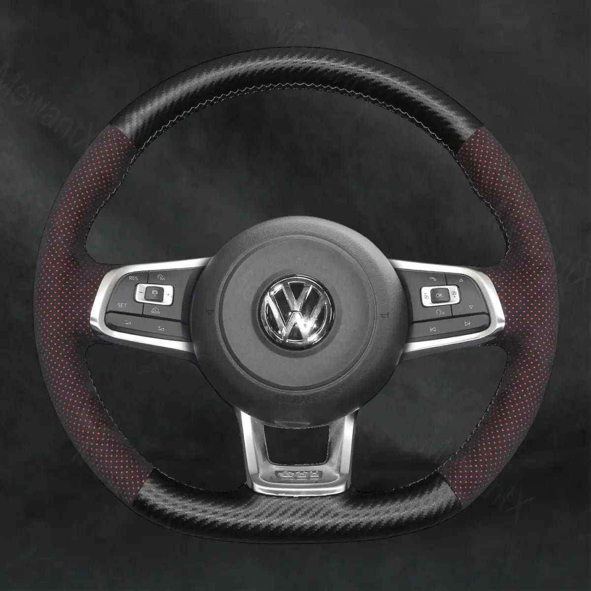 Discover MewantX Custom Steering Wheel Cover For Volkswagen VW Golf GTI GTD GTE R7 R 7 2013 - 2020 Mewant delivers comfort, grip, style, protection and durable quality.
