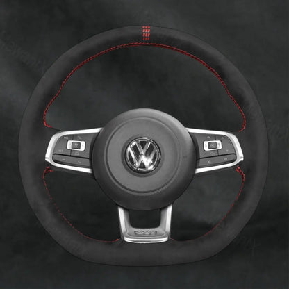 Discover MewantX Custom Steering Wheel Cover For Volkswagen VW Golf GTI GTD GTE R7 R 7 2013 - 2020 Mewant delivers comfort, grip, style, protection and durable quality.