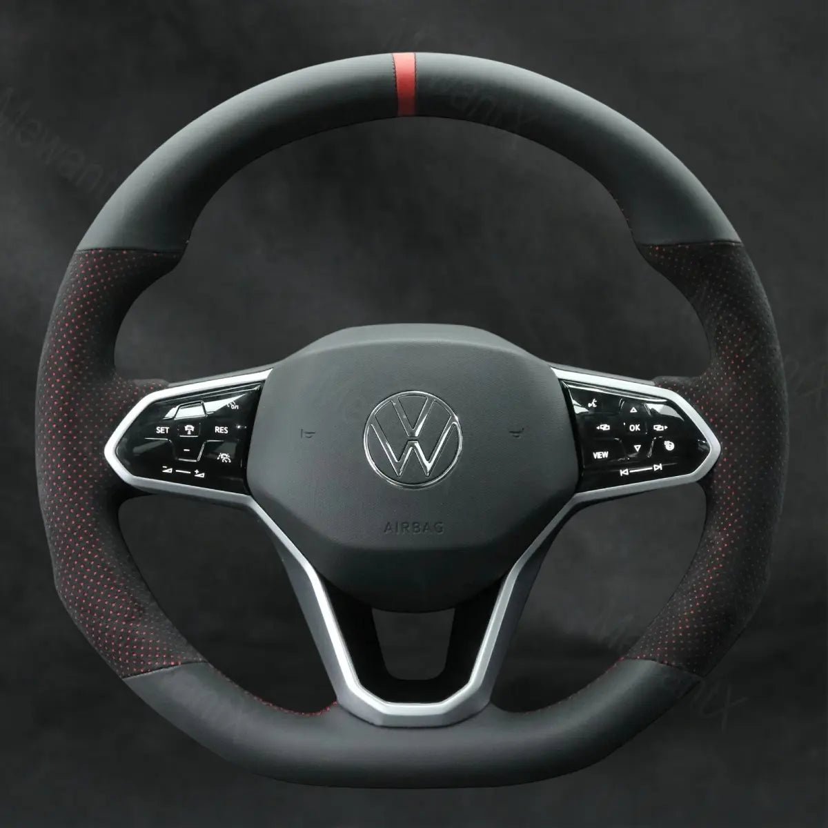 Discover MewantX Custom Steering Wheel Cover For Volkswagen VW Golf R - Line GTI GTD GTE R8 R 8 2020 - 2021 Mewant delivers comfort, grip, style, protection and durable quality.