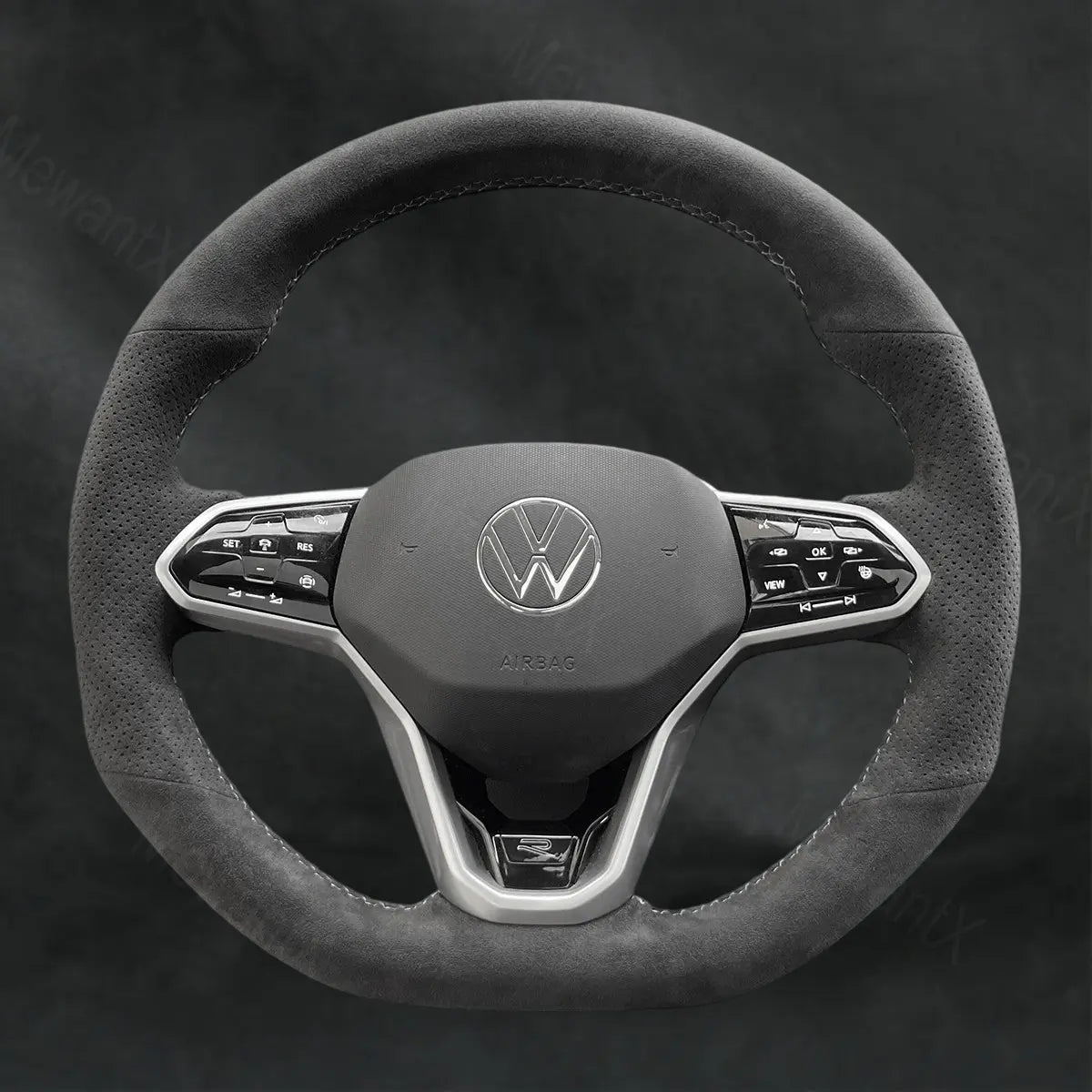 Discover MewantX Custom Steering Wheel Cover For Volkswagen VW Golf R - Line GTI GTD GTE R8 R 8 2020 - 2021 Mewant delivers comfort, grip, style, protection and durable quality.