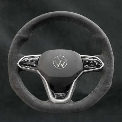 Discover MewantX Custom Steering Wheel Cover For Volkswagen VW Golf R - Line GTI GTD GTE R8 R 8 2020 - 2021 Mewant delivers comfort, grip, style, protection and durable quality.