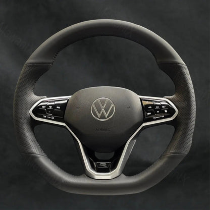 Discover MewantX Custom Steering Wheel Cover For Volkswagen VW Golf R - Line GTI GTD GTE R8 R 8 2020 - 2021 Mewant delivers comfort, grip, style, protection and durable quality.