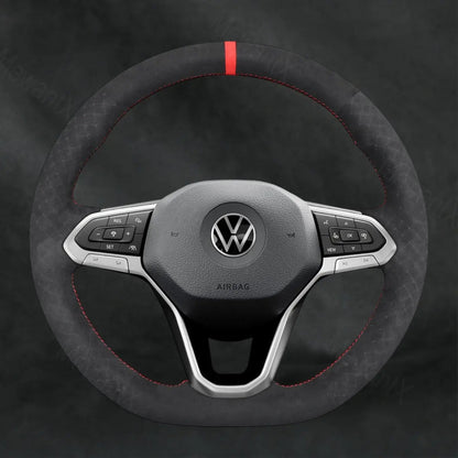 Discover MewantX Custom Steering Wheel Cover For Volkswagen VW ID.4 ID 4 ID4 2020 - 2021 Mewant delivers comfort, grip, style, protection and durable quality.