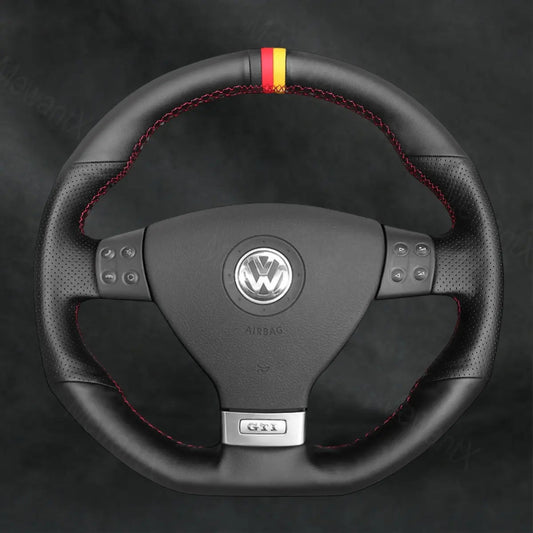 Discover MewantX Custom Steering Wheel Cover For Volkswagen VW Jetta GLI 2006 - 2007 Mewant delivers comfort, grip, style, protection and durable quality.