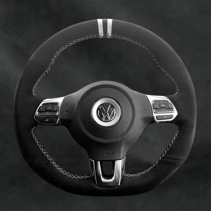 Discover MewantX Custom Steering Wheel Cover For Volkswagen VW Polo GTI Polo R - Line 2014 Mewant delivers comfort, grip, style, protection and durable quality.