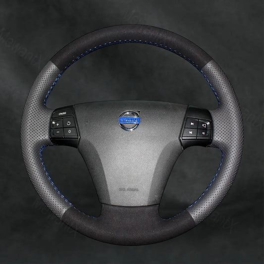 Discover MewantX Custom Steering Wheel Cover For Volvo V50 2005 - 2012 Mewant delivers comfort, grip, style, protection and durable quality.