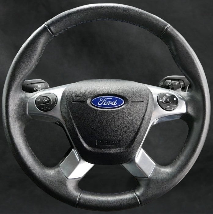 Steering Wheel Cover For Ford Transit Cargo / Chassis Cab / Connect / Cutaway / Passenger / Wagon / Custom 2012 - 2019 - Mewantx